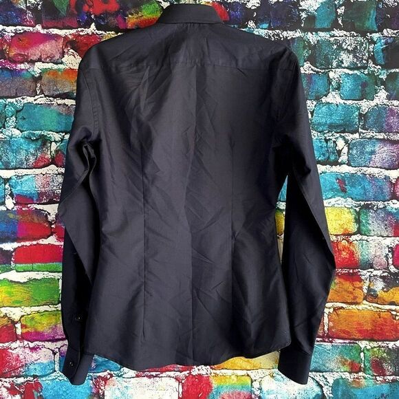 Emporium Armani Long Sleeve Button Down Shirt Blouse Size Medium - Picture 4 of 6